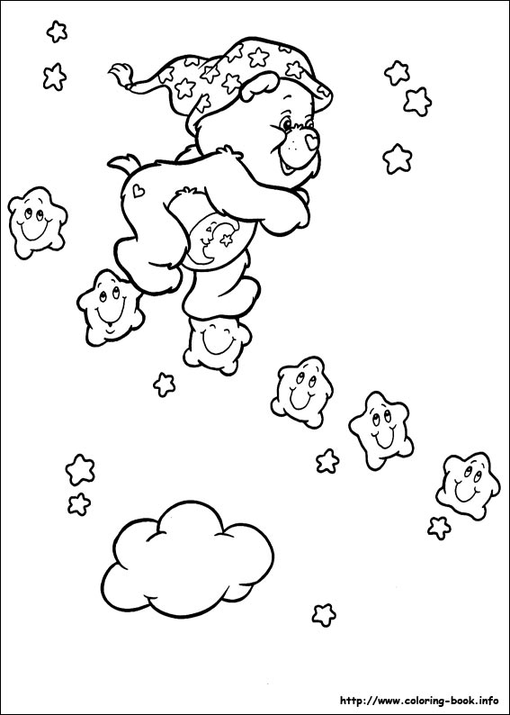 The Care Bears coloring picture